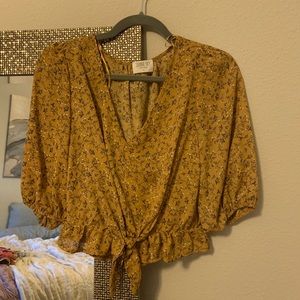 Yellow Floral Shirt